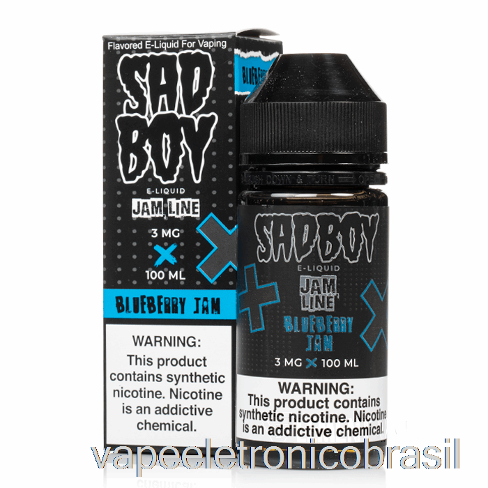 Vape Vaporesso Geléia De Mirtilo - Sadboy - 100ml 3mg